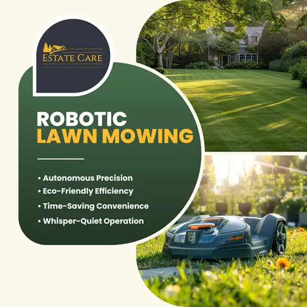 Robotic lawn mowing technology Martha's Vineyard