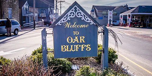 "Welcome to Oak Bluffs" sign - Cover image for Oak Bluffs Cleanup Services by Estate Care