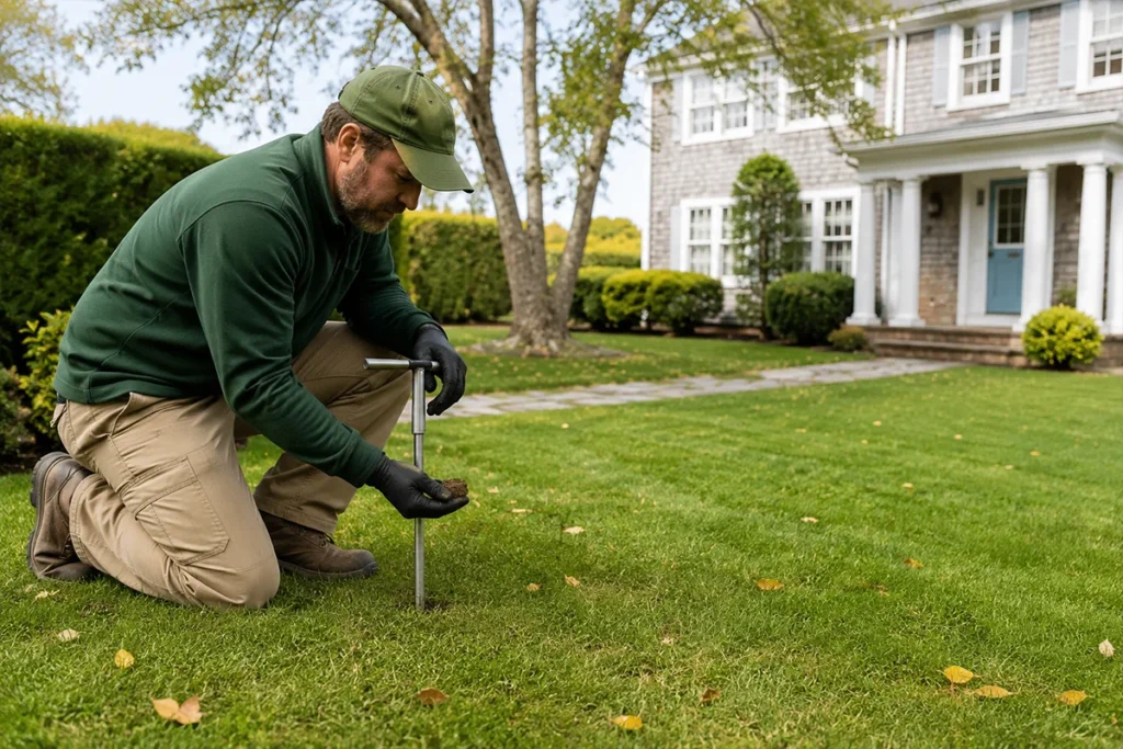 Soil testing on Martha's Vineyard